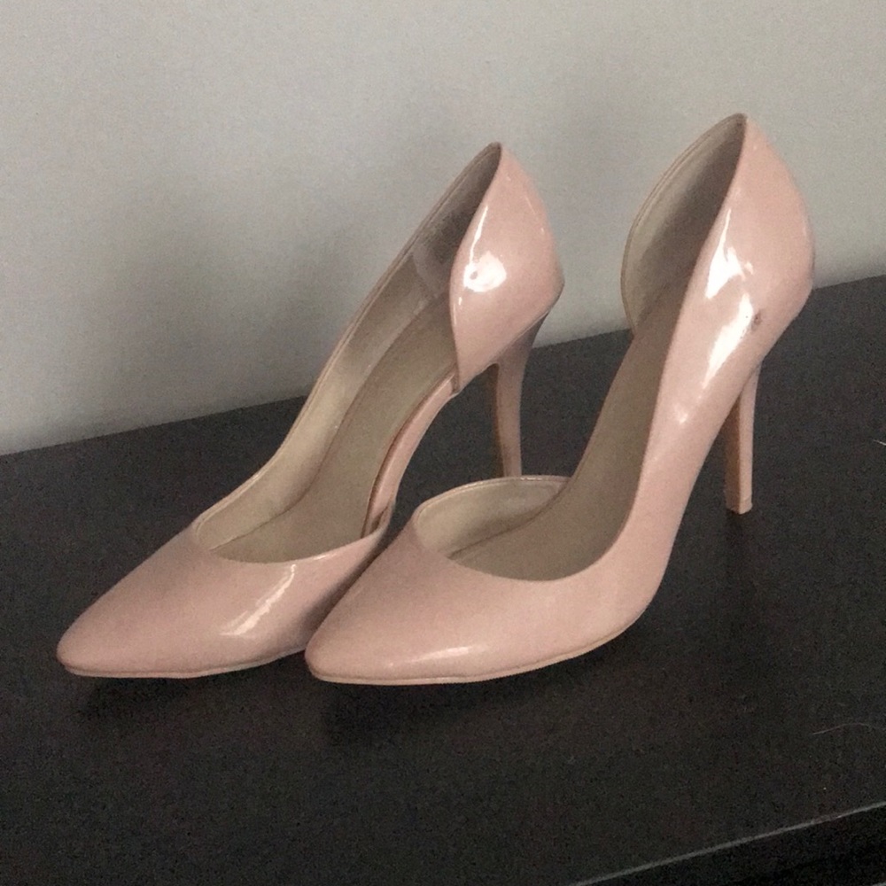 Juicy Couture blush pink heels